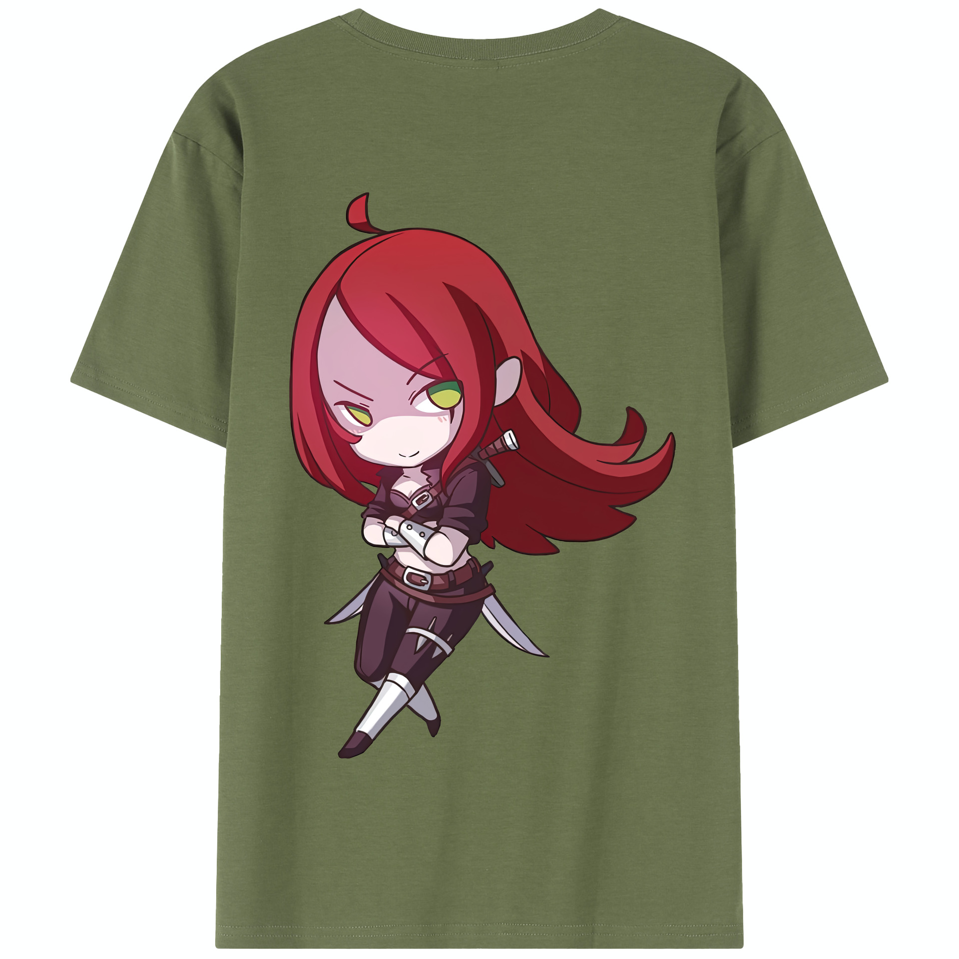 リーグ・オブ・レジェンド League of Legends LOL 綿100％半袖Tシャツ（背面プリント）
